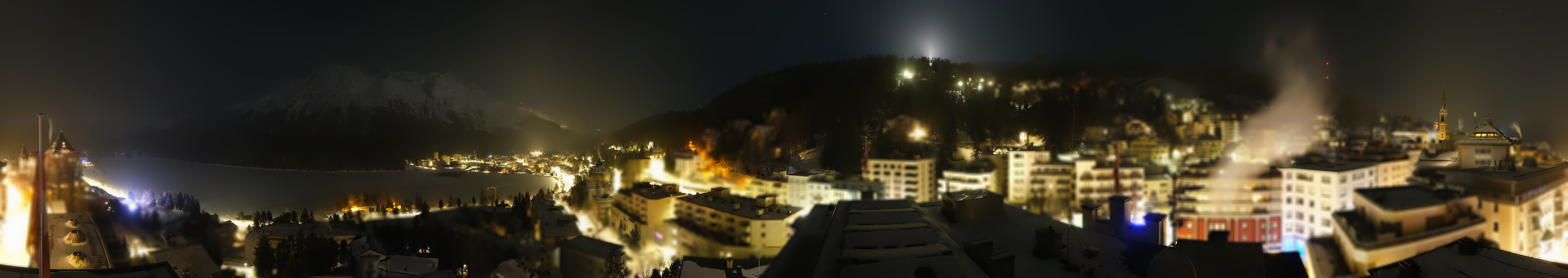 Archiv Foto Webcam St. Moritz Dorf II Ausblick Hotel Schweizerhof Richtung St. Moritz Bad