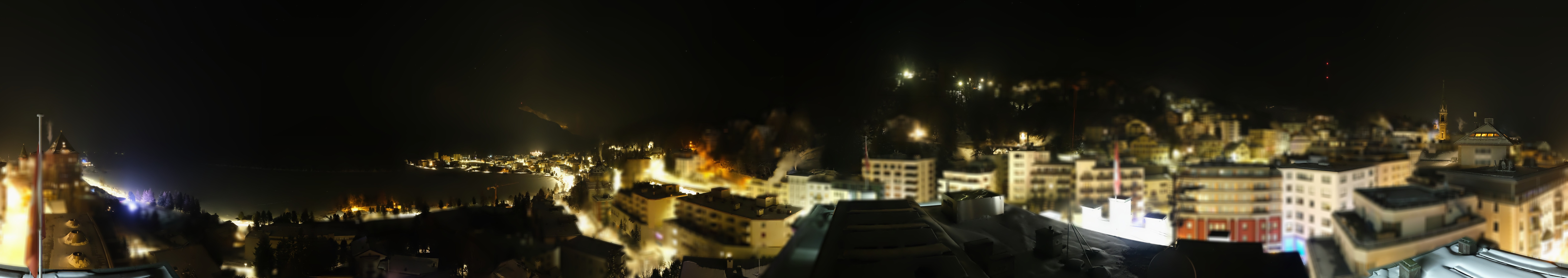 Archiv Foto Webcam St. Moritz Dorf II Ausblick Hotel Schweizerhof Richtung St. Moritz Bad