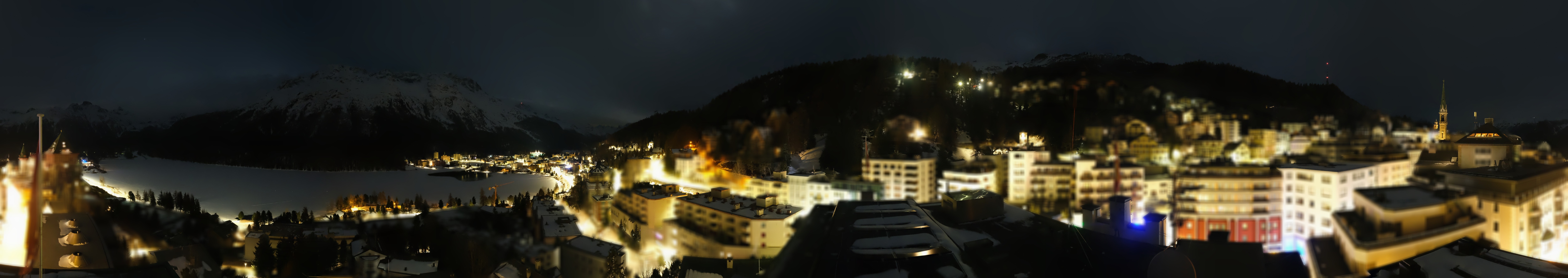Archiv Foto Webcam St. Moritz Dorf II Ausblick Hotel Schweizerhof Richtung St. Moritz Bad