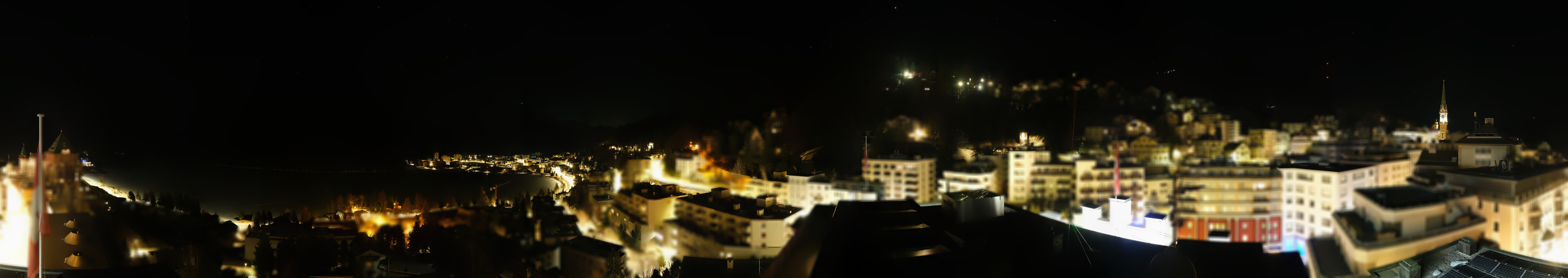 Archiv Foto Webcam St. Moritz Dorf II Ausblick Hotel Schweizerhof Richtung St. Moritz Bad