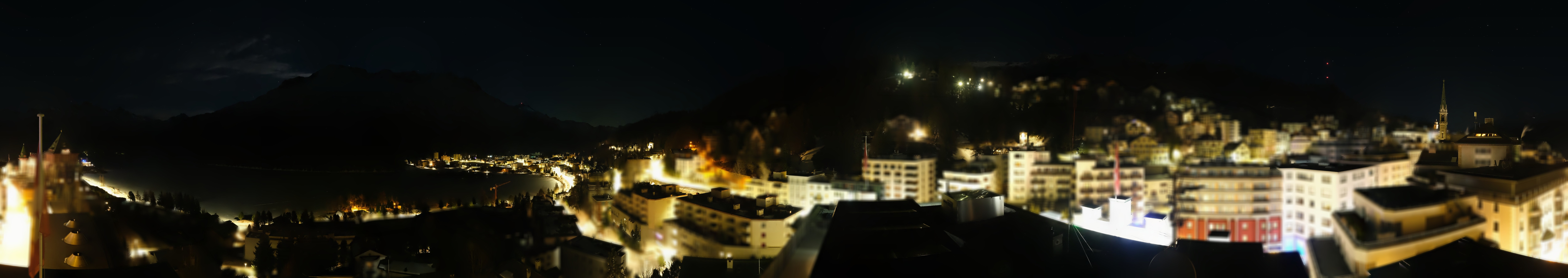 Archiv Foto Webcam St. Moritz Dorf II Ausblick Hotel Schweizerhof Richtung St. Moritz Bad