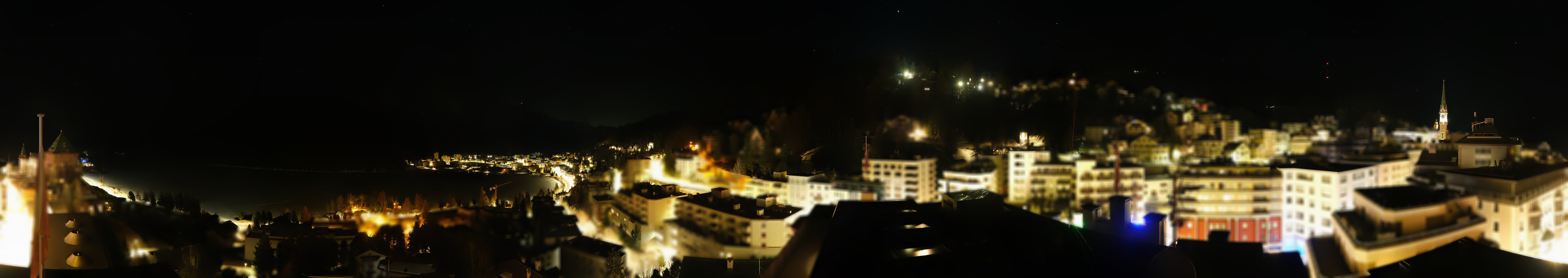 Archiv Foto Webcam St. Moritz Dorf II Ausblick Hotel Schweizerhof Richtung St. Moritz Bad