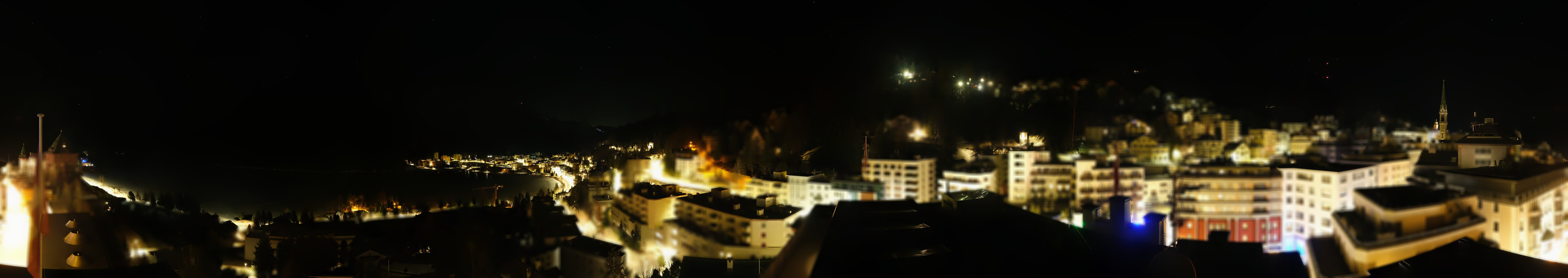 Archived image Webcam St. Moritz village II View from Hotel Schweizerhof towards St. Moritz Bad