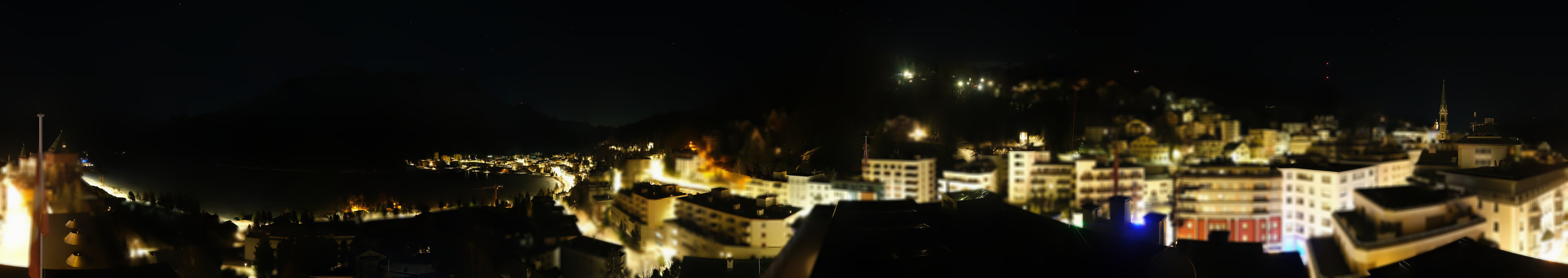Archiv Foto Webcam St. Moritz Dorf II Ausblick Hotel Schweizerhof Richtung St. Moritz Bad