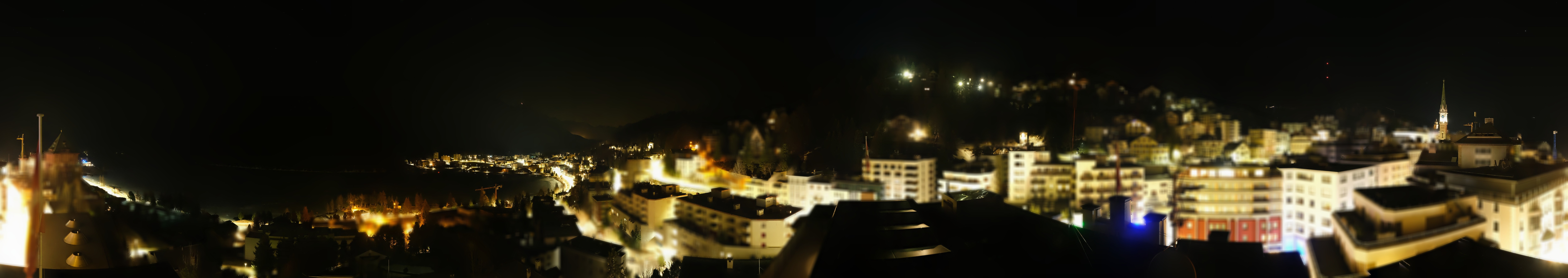 Archived image Webcam St. Moritz village II View from Hotel Schweizerhof towards St. Moritz Bad