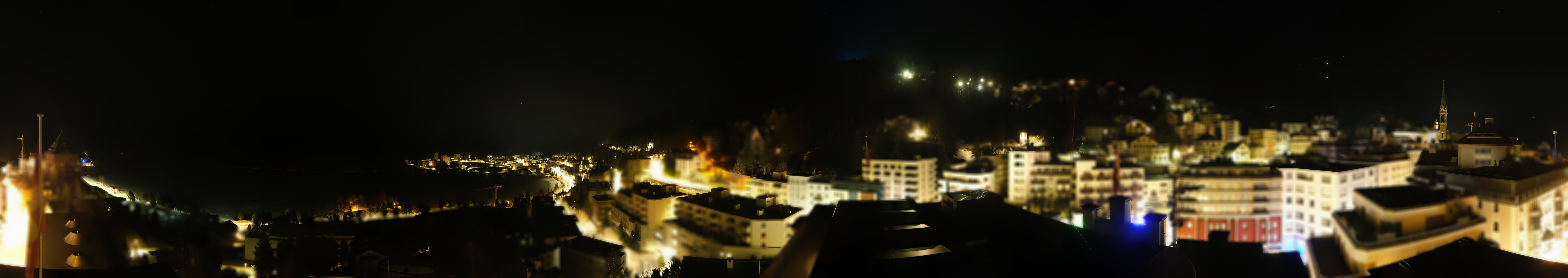 Archived image Webcam St. Moritz village II View from Hotel Schweizerhof towards St. Moritz Bad