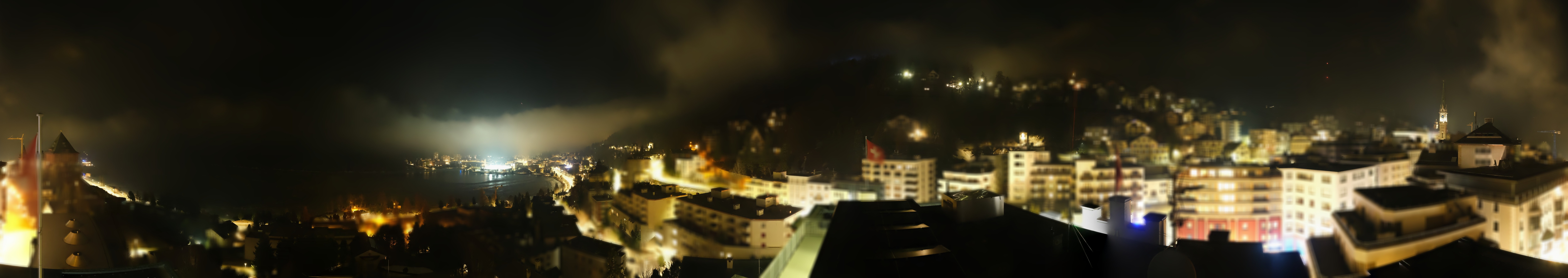Archived image Webcam St. Moritz village II View from Hotel Schweizerhof towards St. Moritz Bad