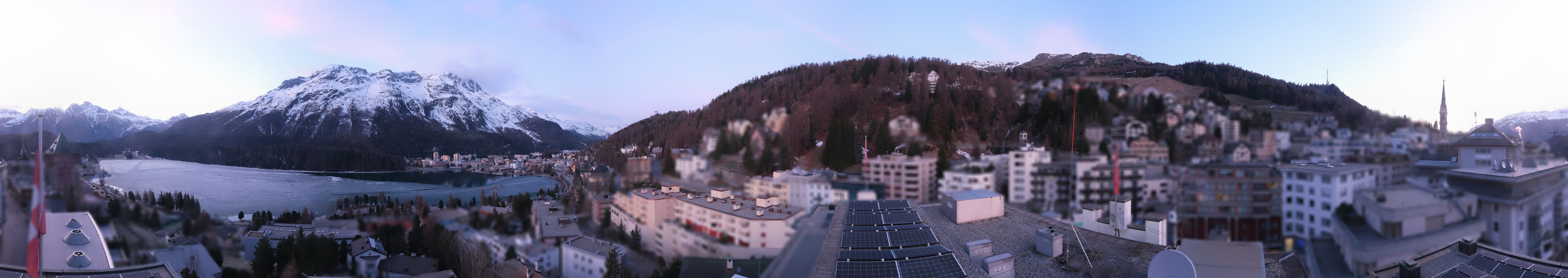 Archiv Foto Webcam St. Moritz Dorf II Ausblick Hotel Schweizerhof Richtung St. Moritz Bad