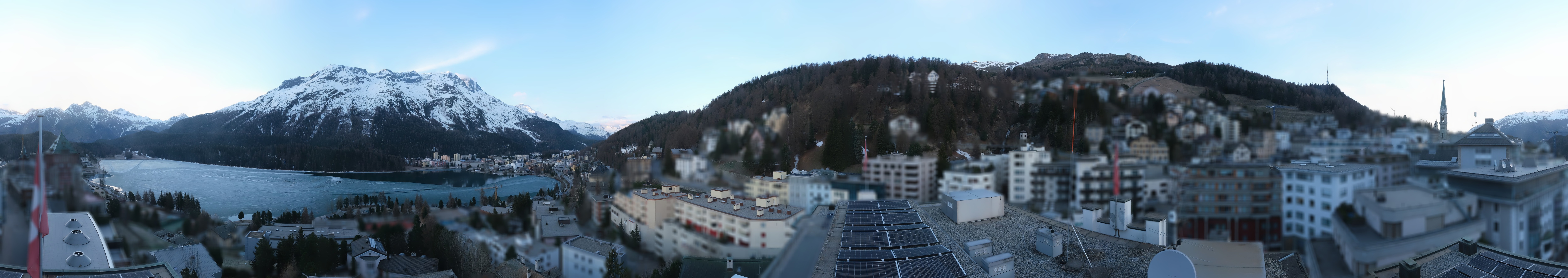 Archiv Foto Webcam St. Moritz Dorf II Ausblick Hotel Schweizerhof Richtung St. Moritz Bad