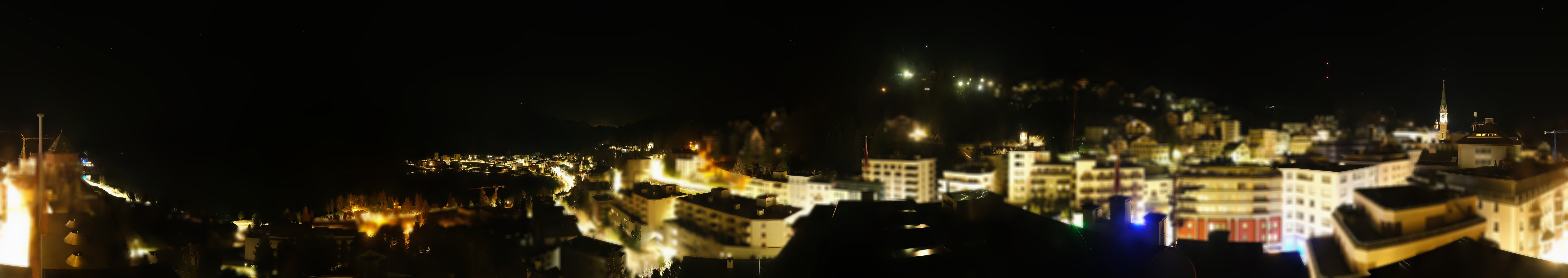 Archived image Webcam St. Moritz village II View from Hotel Schweizerhof towards St. Moritz Bad
