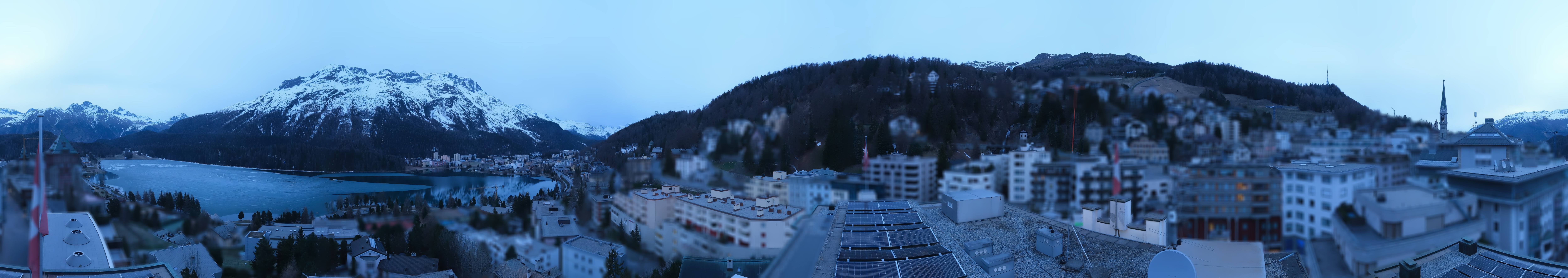 Archiv Foto Webcam St. Moritz Dorf II Ausblick Hotel Schweizerhof Richtung St. Moritz Bad