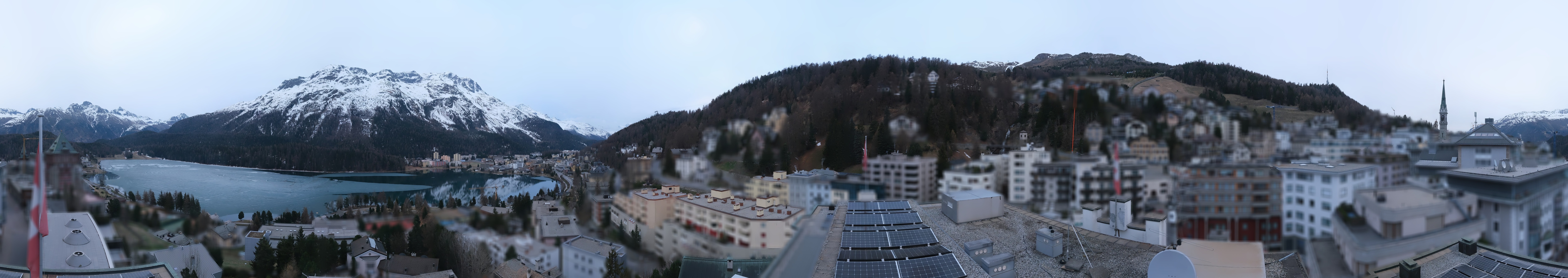 Archiv Foto Webcam St. Moritz Dorf II Ausblick Hotel Schweizerhof Richtung St. Moritz Bad