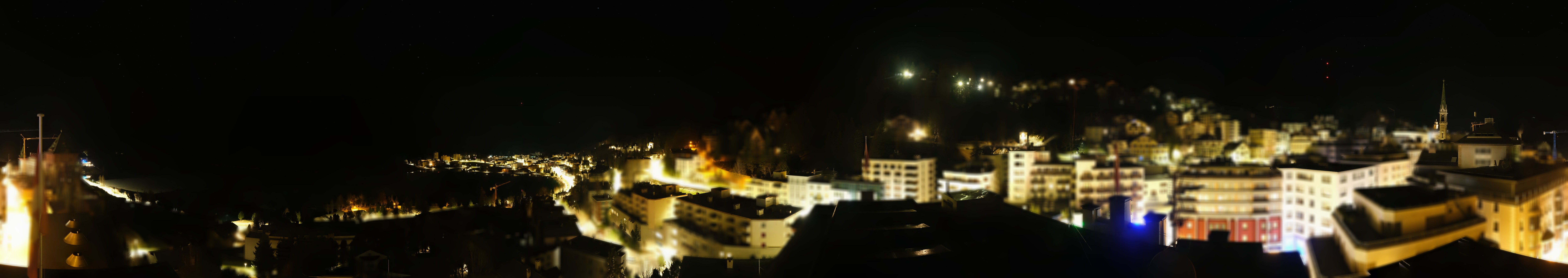 Archived image Webcam St. Moritz village II View from Hotel Schweizerhof towards St. Moritz Bad