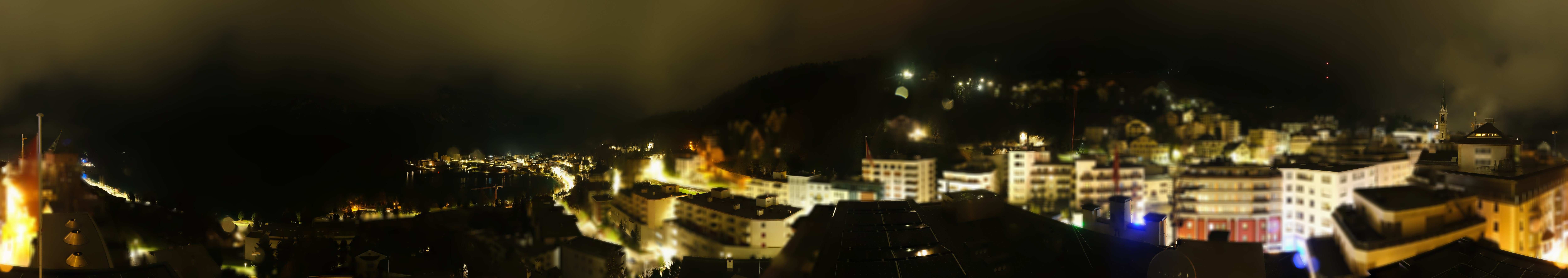 Archiv Foto Webcam St. Moritz Dorf II Ausblick Hotel Schweizerhof Richtung St. Moritz Bad