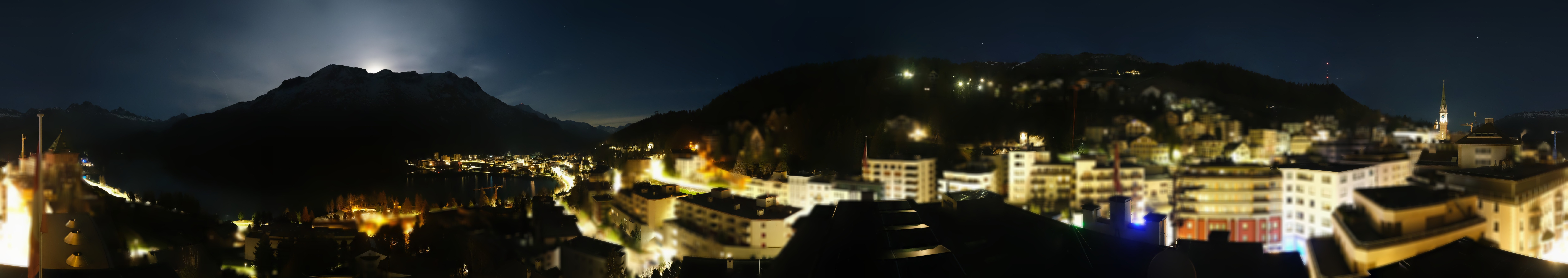 Archiv Foto Webcam St. Moritz Dorf II Ausblick Hotel Schweizerhof Richtung St. Moritz Bad