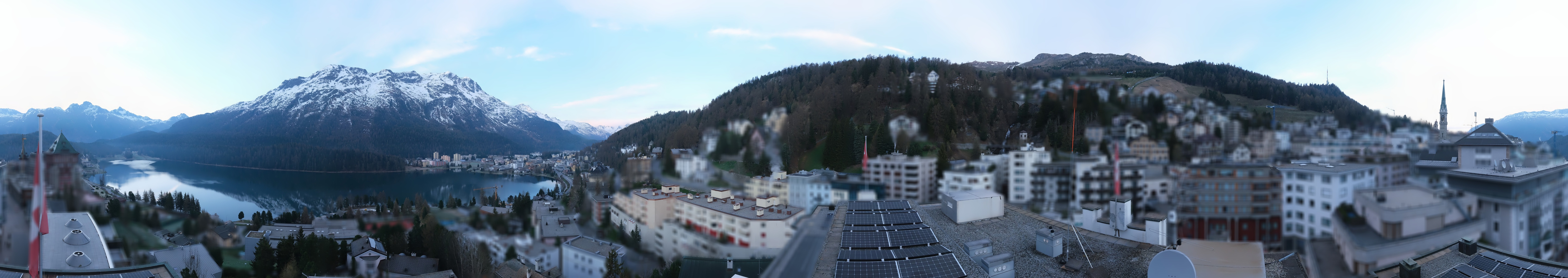 Archiv Foto Webcam St. Moritz Dorf II Ausblick Hotel Schweizerhof Richtung St. Moritz Bad