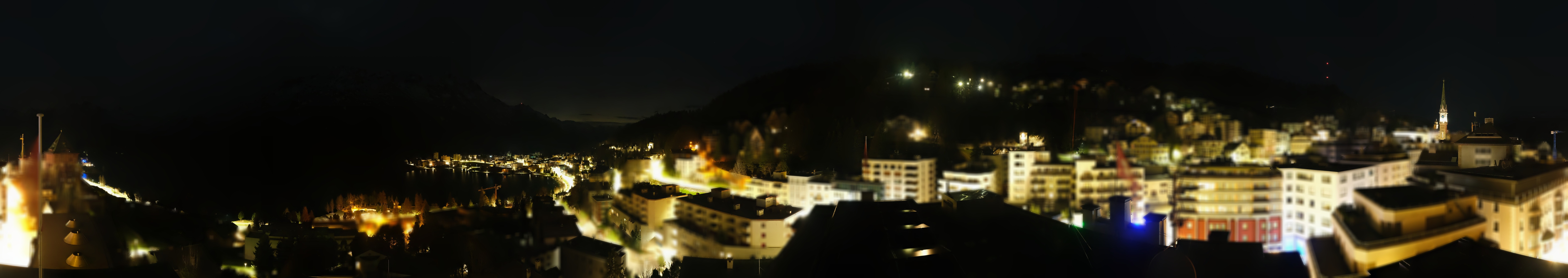 Archiv Foto Webcam St. Moritz Dorf II Ausblick Hotel Schweizerhof Richtung St. Moritz Bad