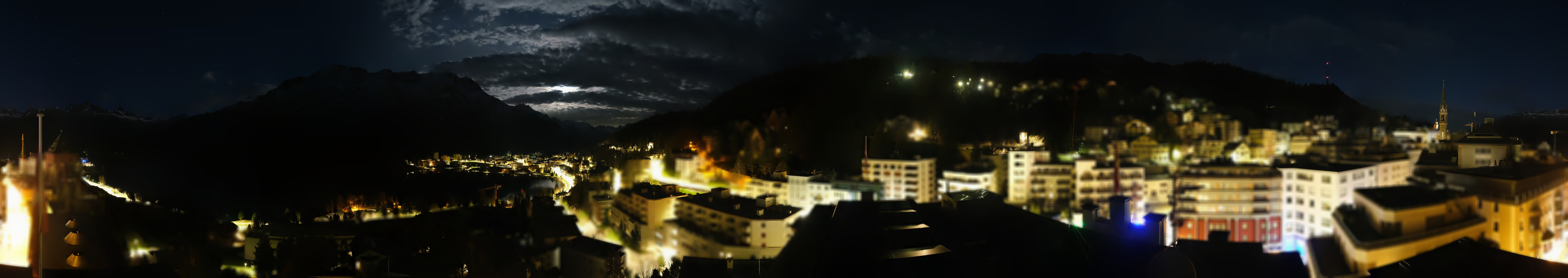 Archiv Foto Webcam St. Moritz Dorf II Ausblick Hotel Schweizerhof Richtung St. Moritz Bad