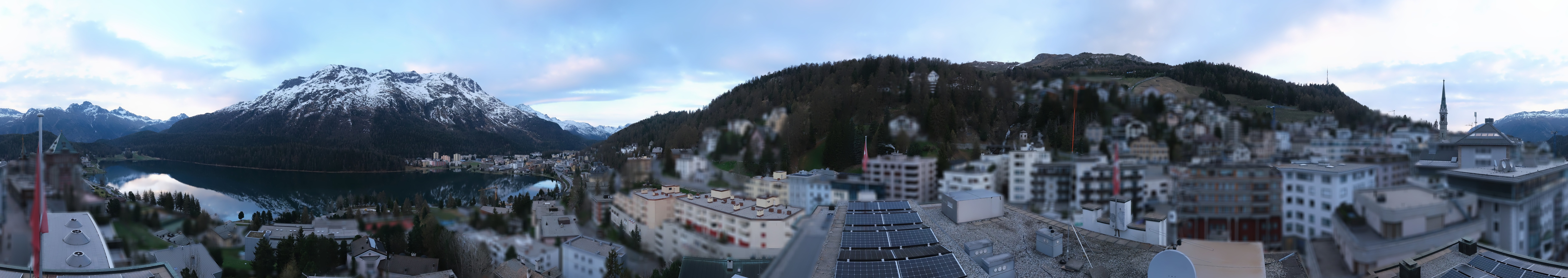 Archiv Foto Webcam St. Moritz Dorf II Ausblick Hotel Schweizerhof Richtung St. Moritz Bad