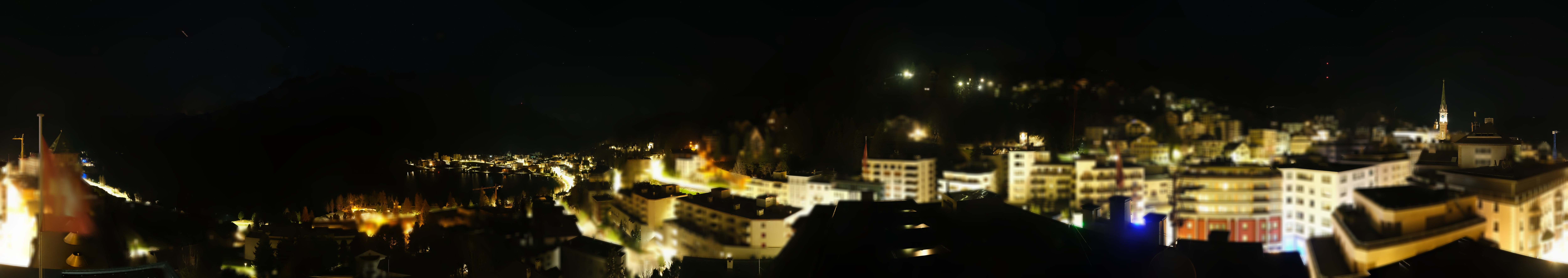 Archiv Foto Webcam St. Moritz Dorf II Ausblick Hotel Schweizerhof Richtung St. Moritz Bad