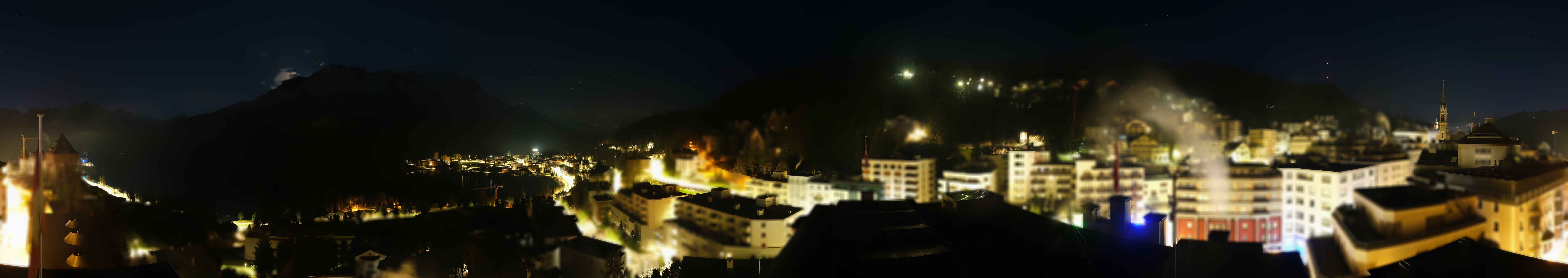 Archiv Foto Webcam St. Moritz Dorf II Ausblick Hotel Schweizerhof Richtung St. Moritz Bad