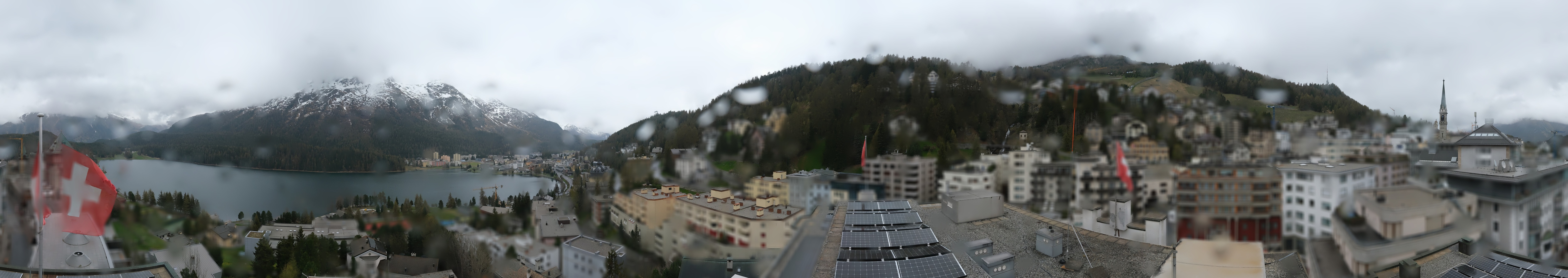 Archiv Foto Webcam St. Moritz Dorf II Ausblick Hotel Schweizerhof Richtung St. Moritz Bad