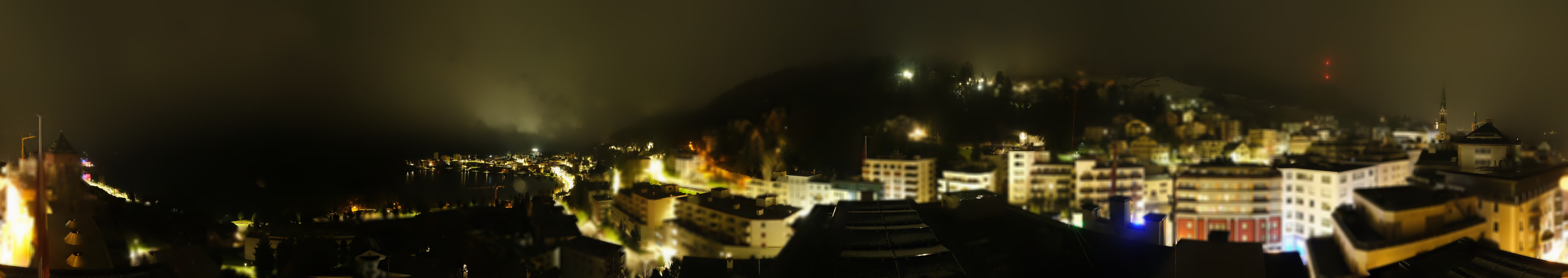 Archiv Foto Webcam St. Moritz Dorf II Ausblick Hotel Schweizerhof Richtung St. Moritz Bad