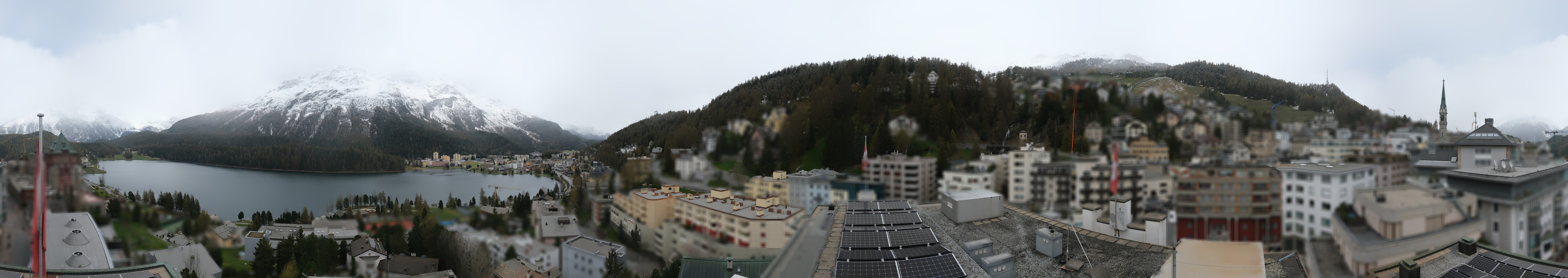 Archiv Foto Webcam St. Moritz Dorf II Ausblick Hotel Schweizerhof Richtung St. Moritz Bad