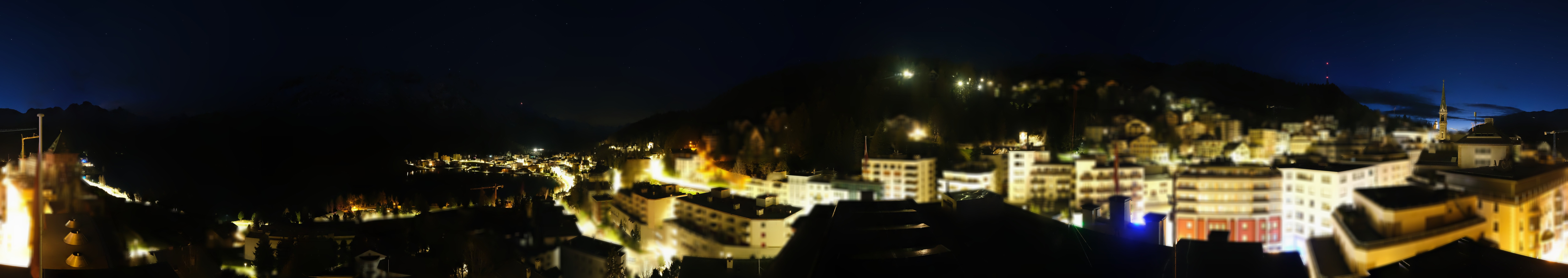 Archiv Foto Webcam St. Moritz Dorf II Ausblick Hotel Schweizerhof Richtung St. Moritz Bad