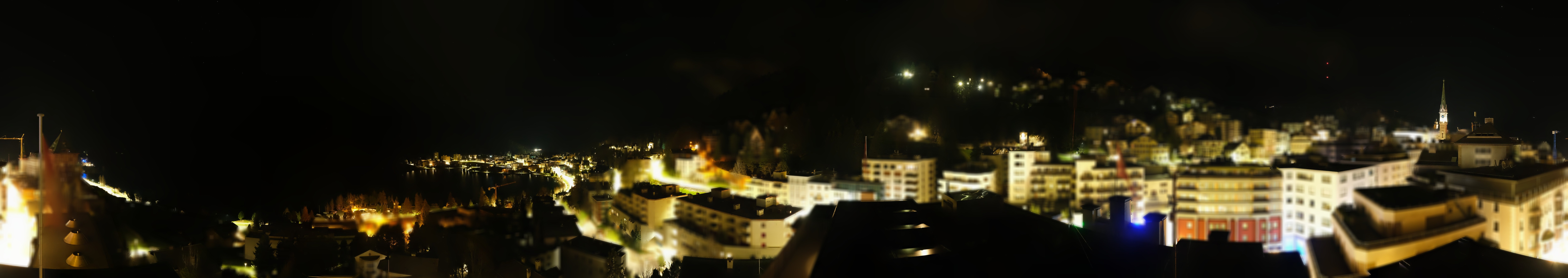 Archived image Webcam St. Moritz village II View from Hotel Schweizerhof towards St. Moritz Bad