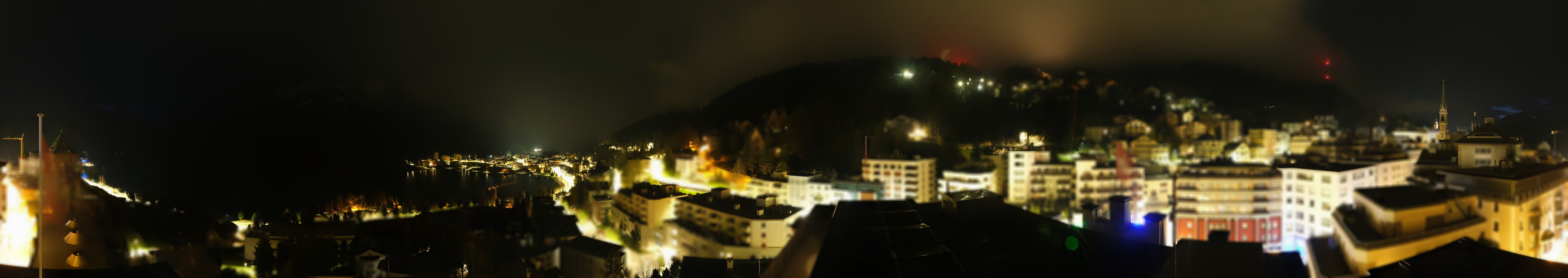 Archiv Foto Webcam St. Moritz Dorf II Ausblick Hotel Schweizerhof Richtung St. Moritz Bad