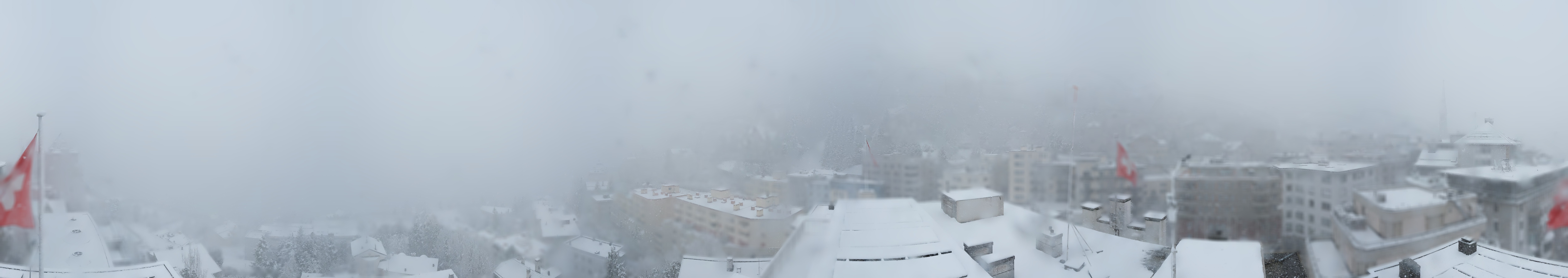 Archiv Foto Webcam St. Moritz Dorf II Ausblick Hotel Schweizerhof Richtung St. Moritz Bad
