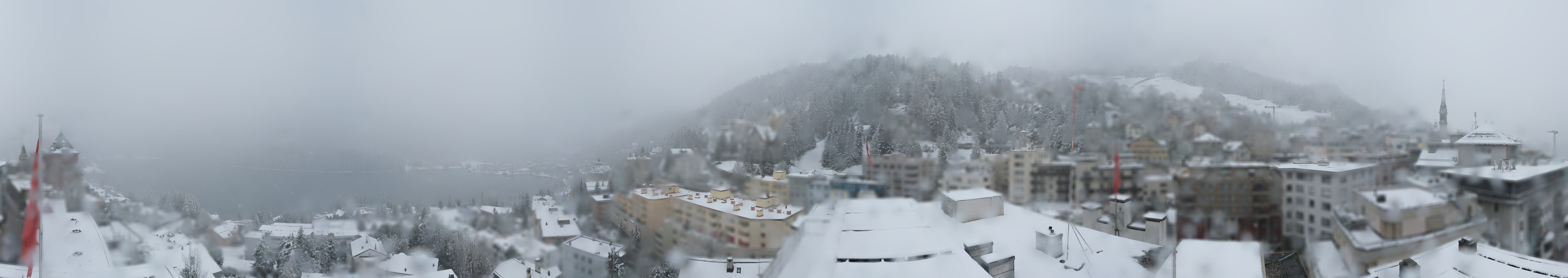 Archiv Foto Webcam St. Moritz Dorf II Ausblick Hotel Schweizerhof Richtung St. Moritz Bad