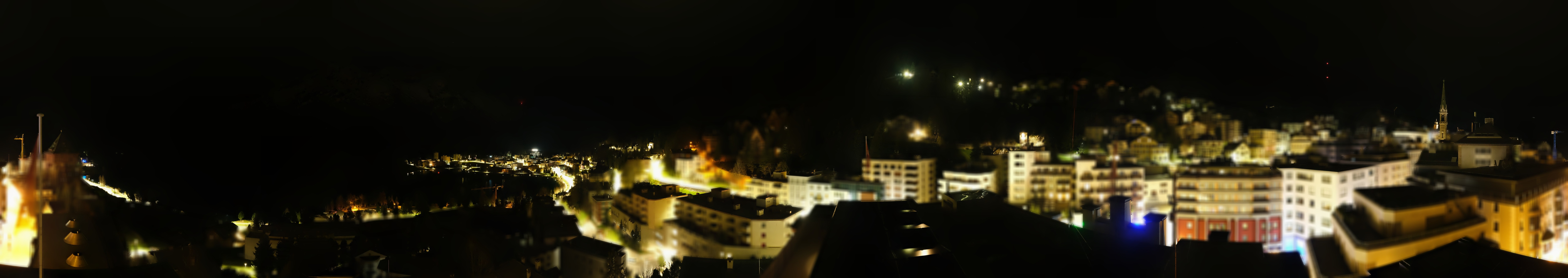 Archived image Webcam St. Moritz village II View from Hotel Schweizerhof towards St. Moritz Bad