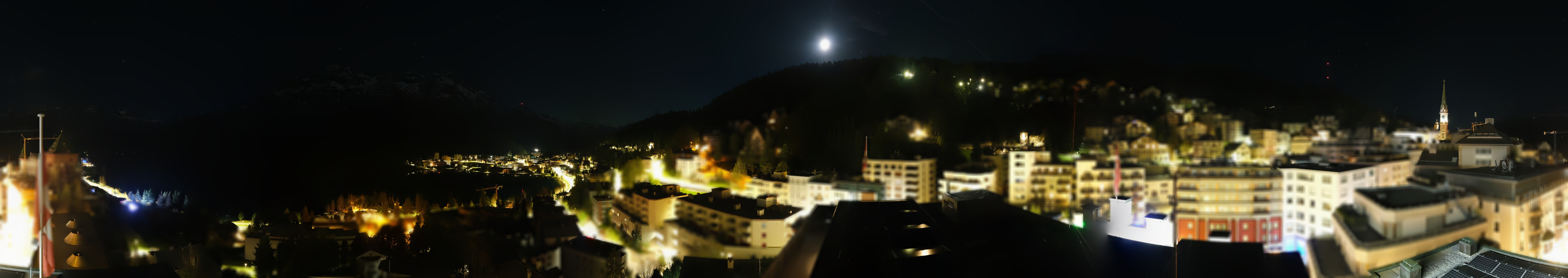 Archiv Foto Webcam St. Moritz Dorf II Ausblick Hotel Schweizerhof Richtung St. Moritz Bad
