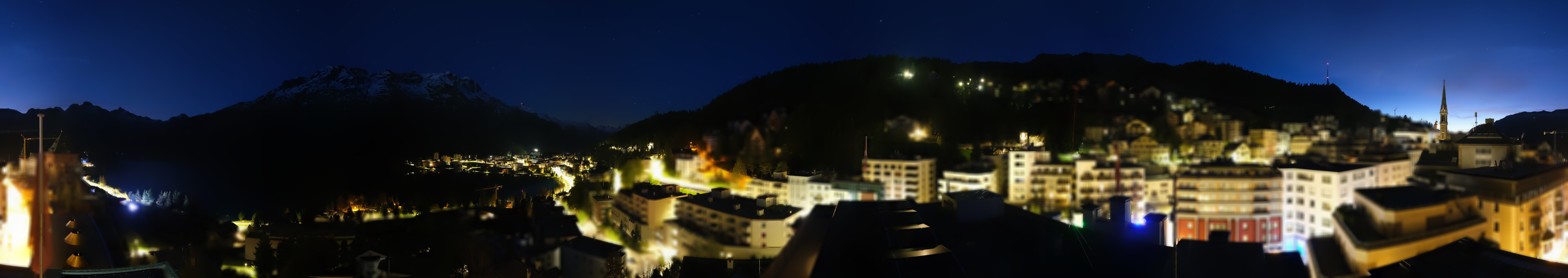 Archiv Foto Webcam St. Moritz Dorf II Ausblick Hotel Schweizerhof Richtung St. Moritz Bad