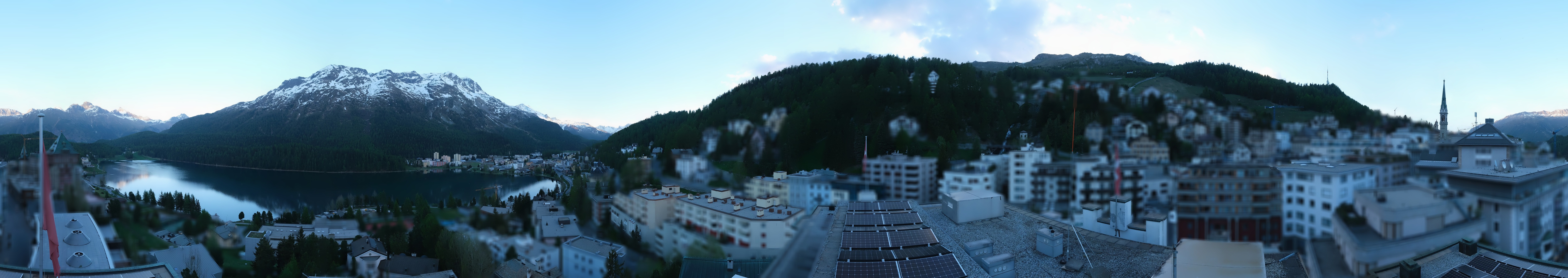 Archiv Foto Webcam St. Moritz Dorf II Ausblick Hotel Schweizerhof Richtung St. Moritz Bad