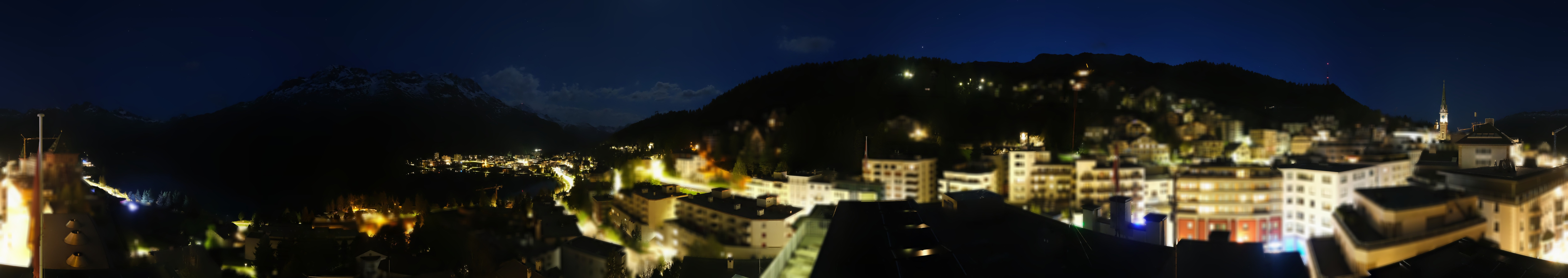 Archiv Foto Webcam St. Moritz Dorf II Ausblick Hotel Schweizerhof Richtung St. Moritz Bad