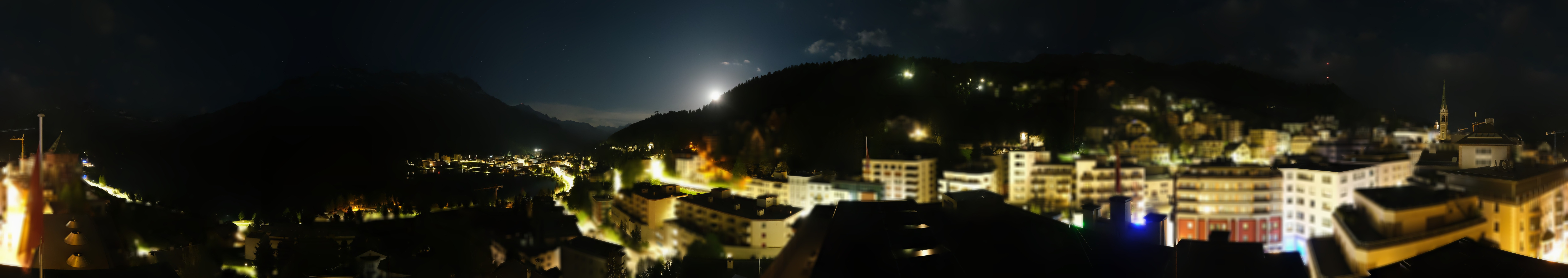 Archiv Foto Webcam St. Moritz Dorf II Ausblick Hotel Schweizerhof Richtung St. Moritz Bad