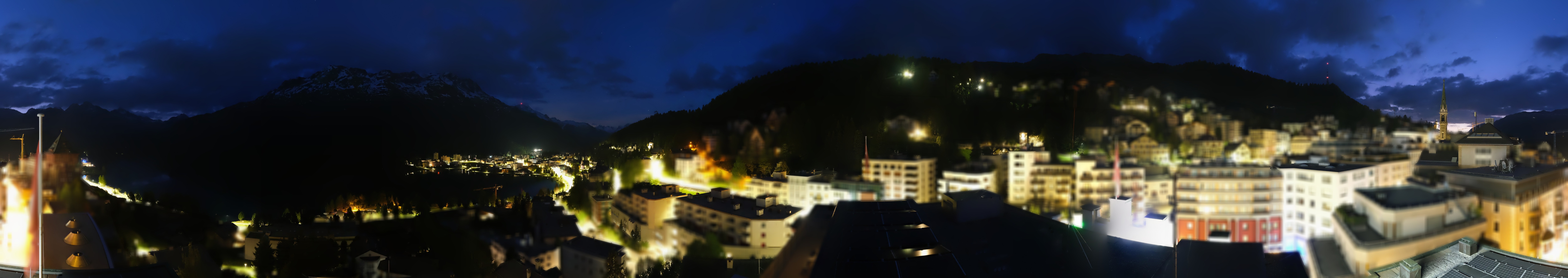 Archiv Foto Webcam St. Moritz Dorf II Ausblick Hotel Schweizerhof Richtung St. Moritz Bad