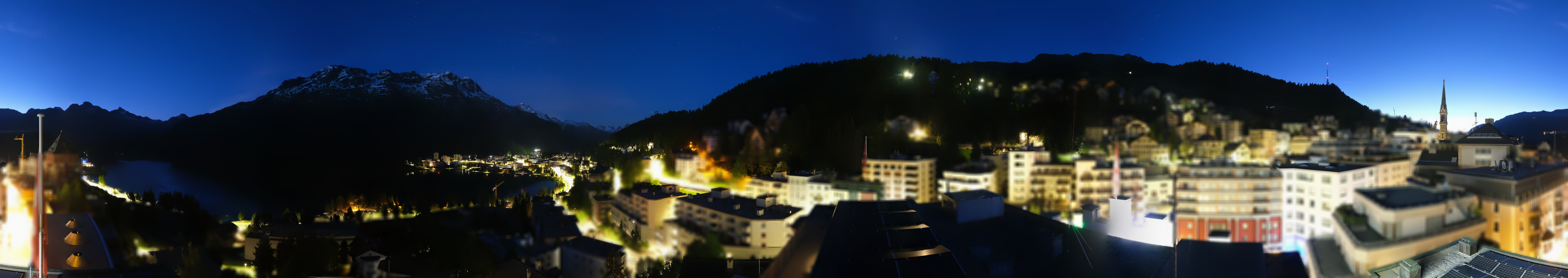 Archiv Foto Webcam St. Moritz Dorf II Ausblick Hotel Schweizerhof Richtung St. Moritz Bad