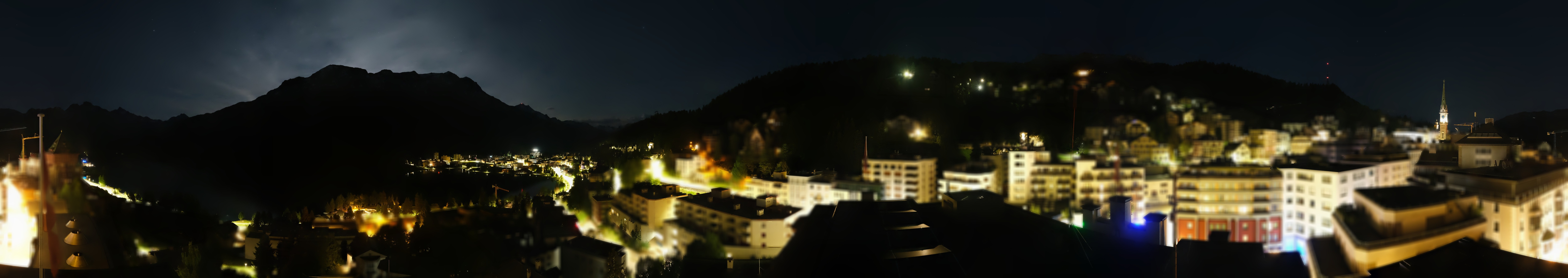 Archiv Foto Webcam St. Moritz Dorf II Ausblick Hotel Schweizerhof Richtung St. Moritz Bad