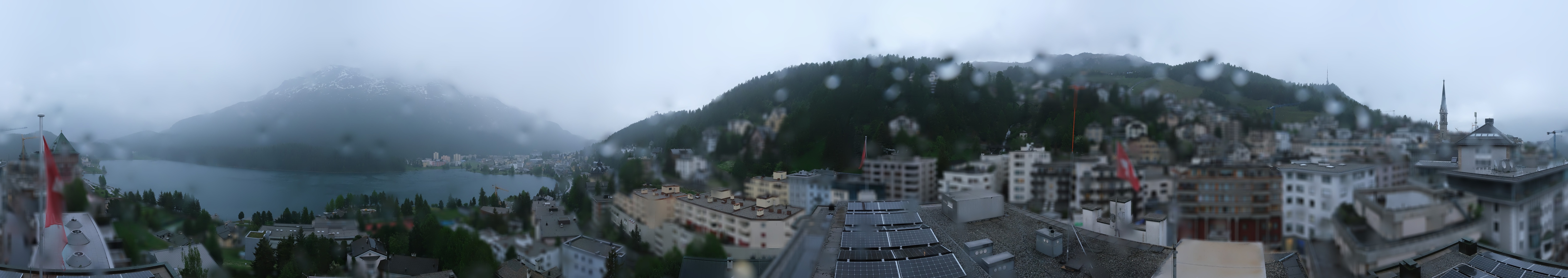 Archiv Foto Webcam St. Moritz Dorf II Ausblick Hotel Schweizerhof Richtung St. Moritz Bad
