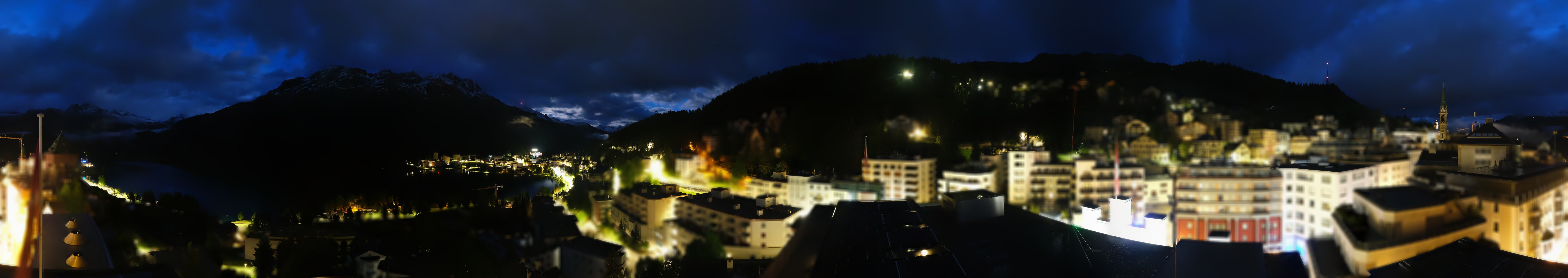 Archiv Foto Webcam St. Moritz Dorf II Ausblick Hotel Schweizerhof Richtung St. Moritz Bad