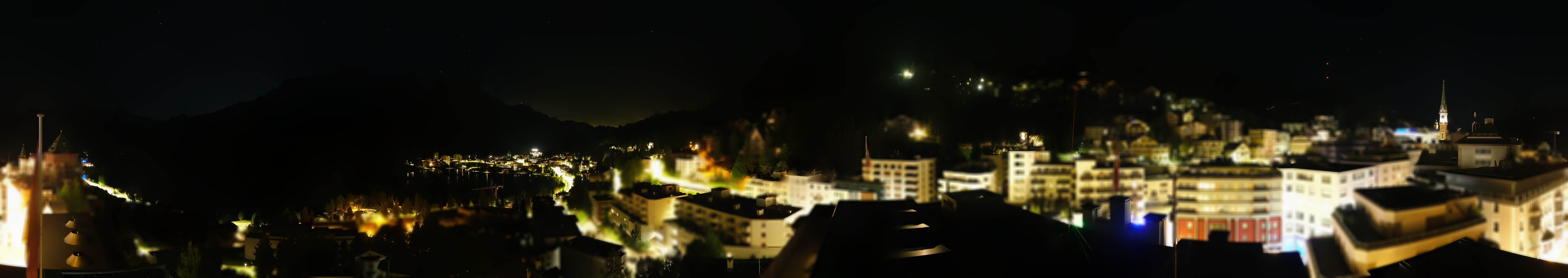 Archiv Foto Webcam St. Moritz Dorf II Ausblick Hotel Schweizerhof Richtung St. Moritz Bad