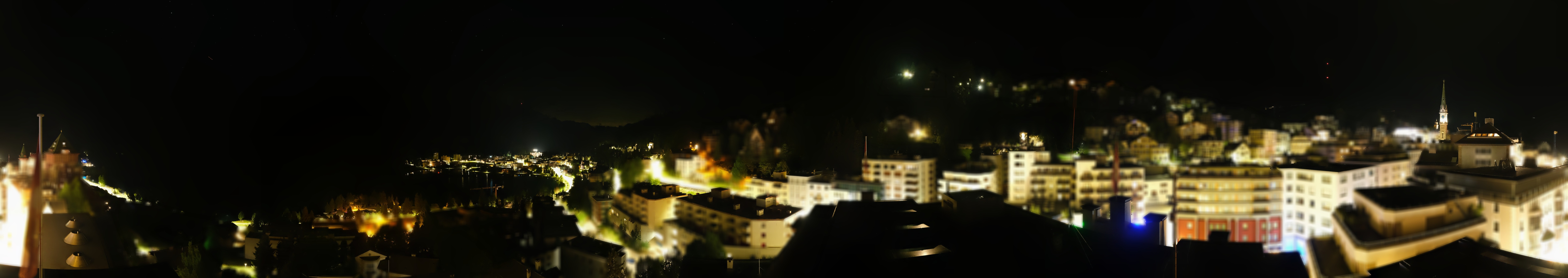Archived image Webcam St. Moritz village II View from Hotel Schweizerhof towards St. Moritz Bad