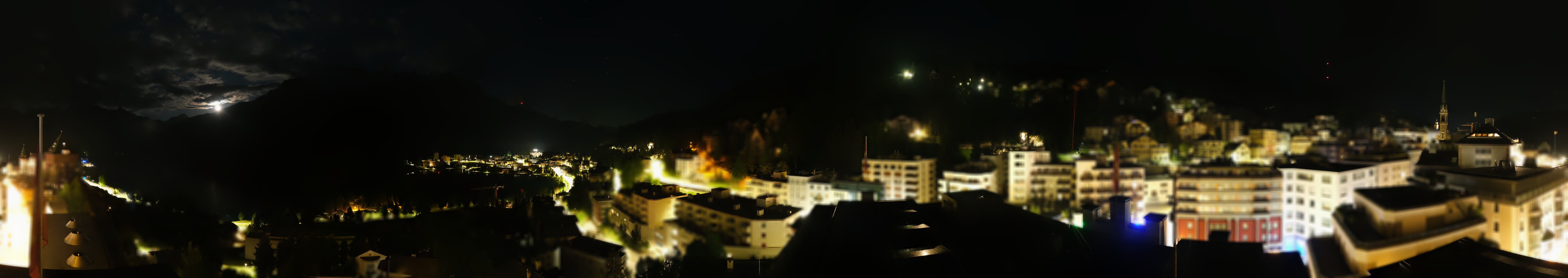 Archived image Webcam St. Moritz village II View from Hotel Schweizerhof towards St. Moritz Bad