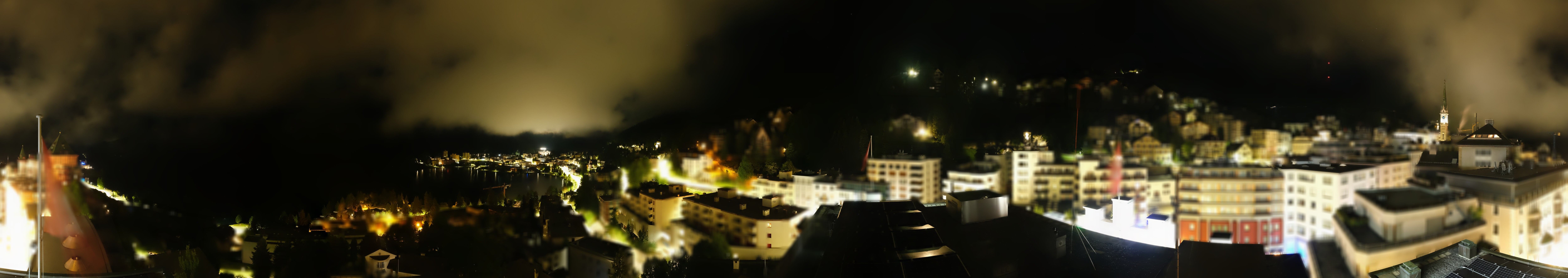 Archiv Foto Webcam St. Moritz Dorf II Ausblick Hotel Schweizerhof Richtung St. Moritz Bad