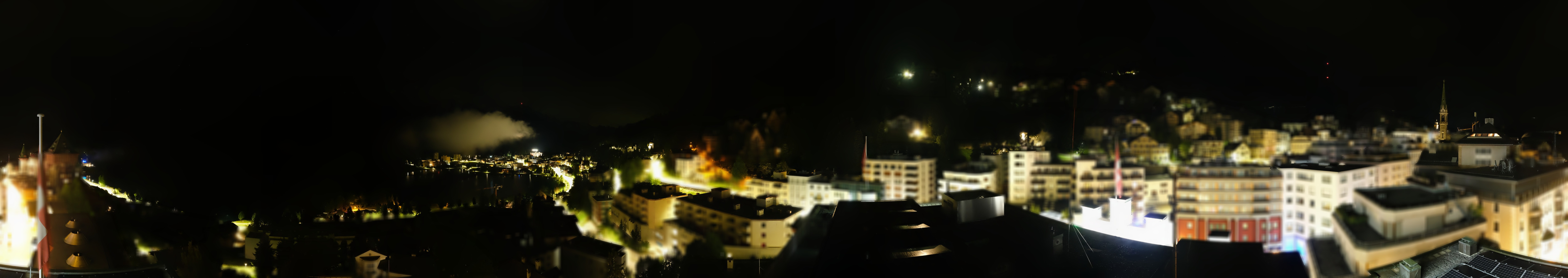 Archiv Foto Webcam St. Moritz Dorf II Ausblick Hotel Schweizerhof Richtung St. Moritz Bad