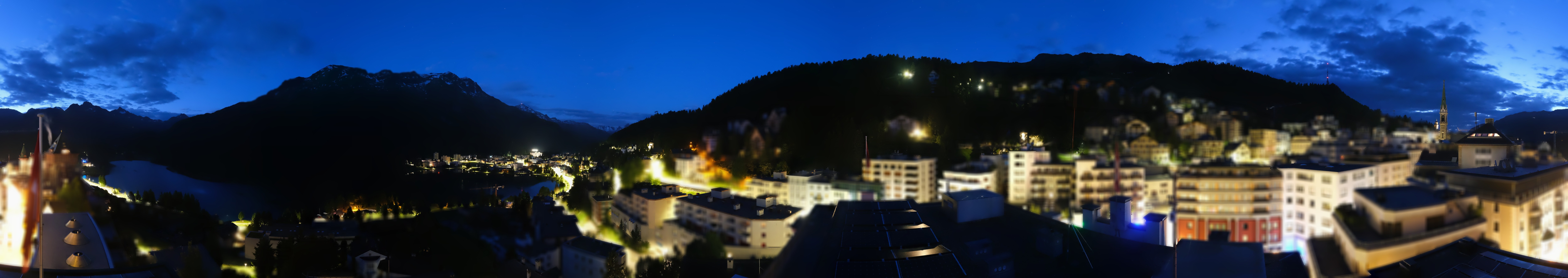 Archiv Foto Webcam St. Moritz Dorf II Ausblick Hotel Schweizerhof Richtung St. Moritz Bad